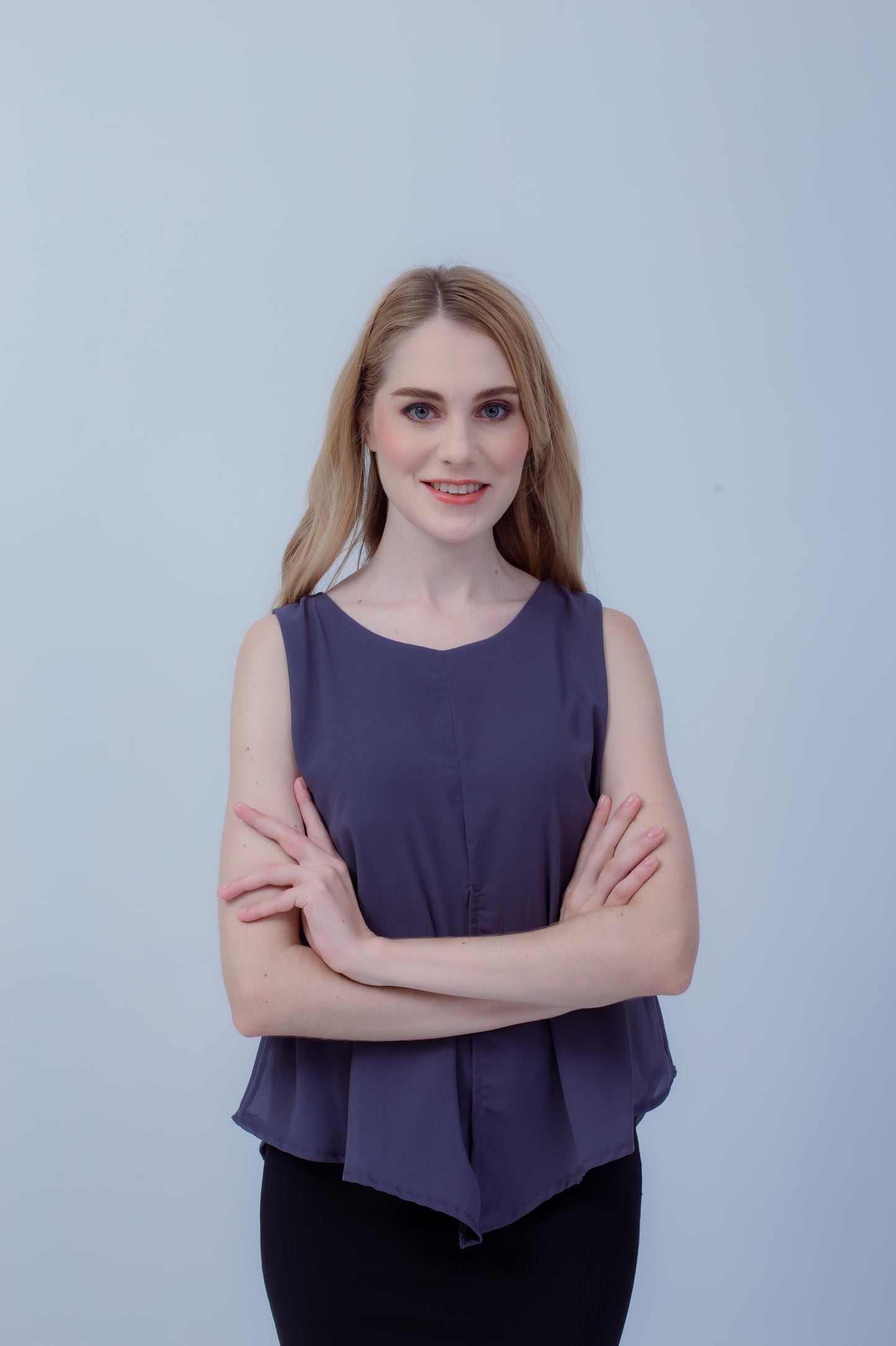 Maternity: Chiffon Stillshirt mit Reißverschluss Ärmellos